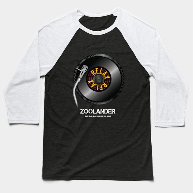 Zoolander - Alternative Movie Poster Baseball T-Shirt by MoviePosterBoy